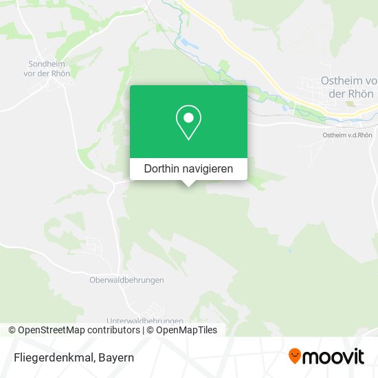 Fliegerdenkmal Karte