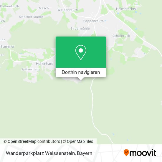 Wanderparkplatz Weissenstein Karte