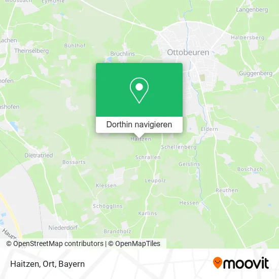 Haitzen, Ort Karte
