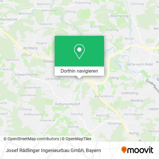 Josef Rädlinger Ingenieurbau Gmbh Karte