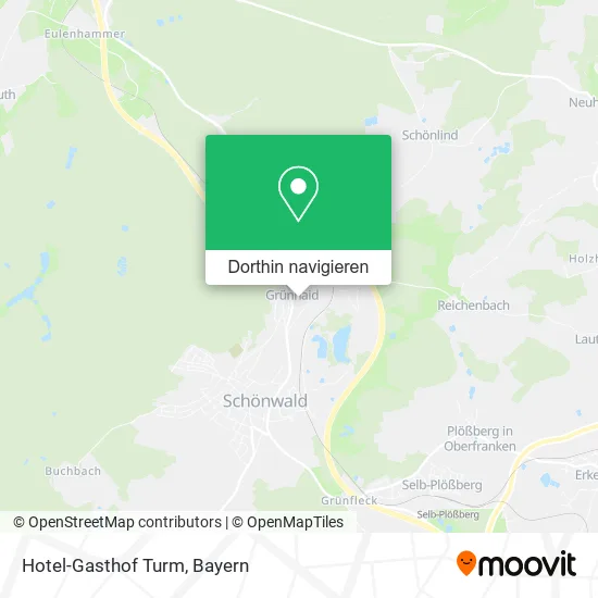 Hotel-Gasthof Turm Karte