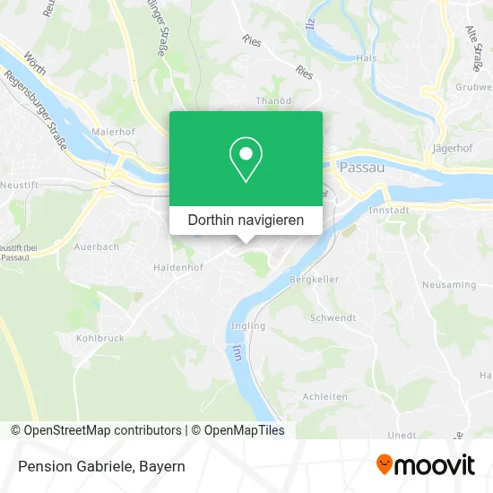 Pension Gabriele Karte