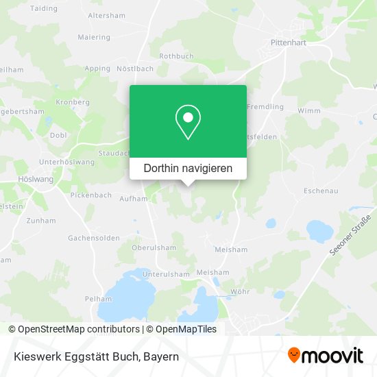 Kieswerk Eggstätt Buch Karte