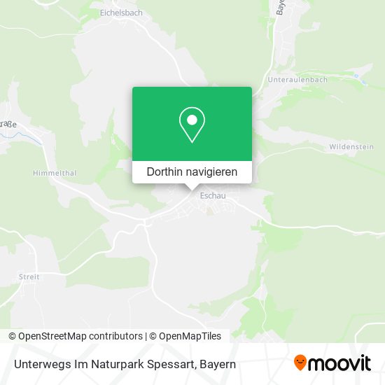 Unterwegs Im Naturpark Spessart Karte