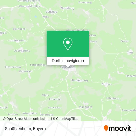 Schützenheim Karte