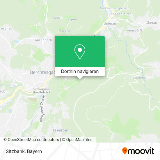 Sitzbank Karte