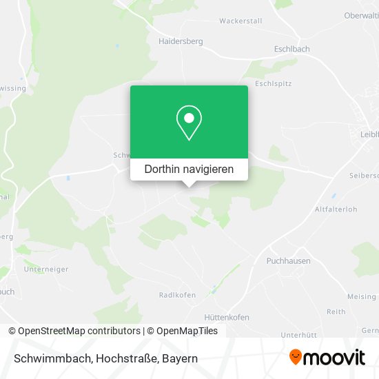 Schwimmbach, Hochstraße Karte