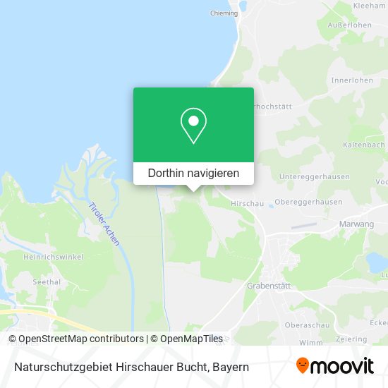 Naturschutzgebiet Hirschauer Bucht Karte