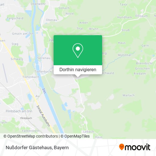 Nußdorfer Gästehaus Karte