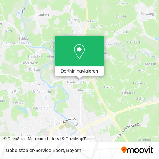 Gabelstapler-Service Ebert Karte