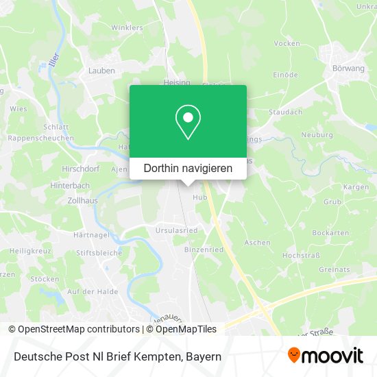 Deutsche Post Nl Brief Kempten Karte