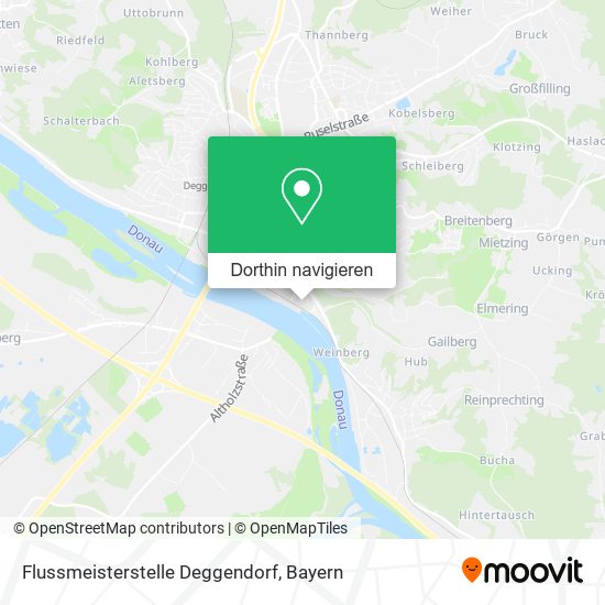 Flussmeisterstelle Deggendorf Karte