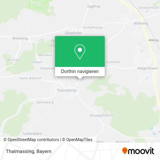 Thalmassing Karte