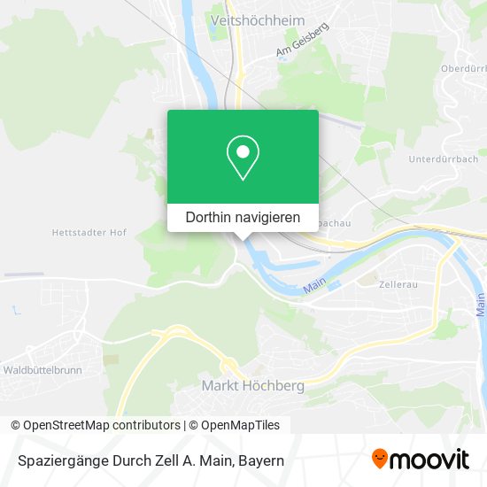 Spaziergänge Durch Zell A. Main Karte