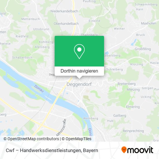 Cwf – Handwerksdienstleistungen Karte
