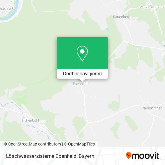 Löschwasserzisterne Ebenheid Karte