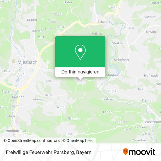 Freiwillige Feuerwehr Parsberg Karte