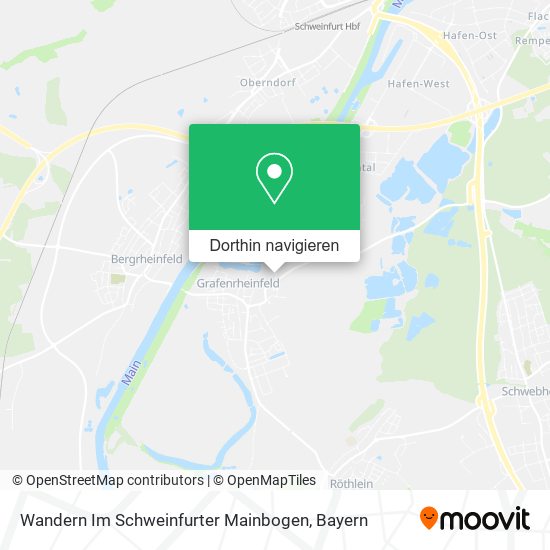 Wandern Im Schweinfurter Mainbogen Karte