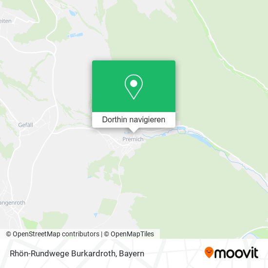 Rhön-Rundwege Burkardroth Karte