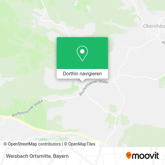 Weisbach Ortsmitte Karte