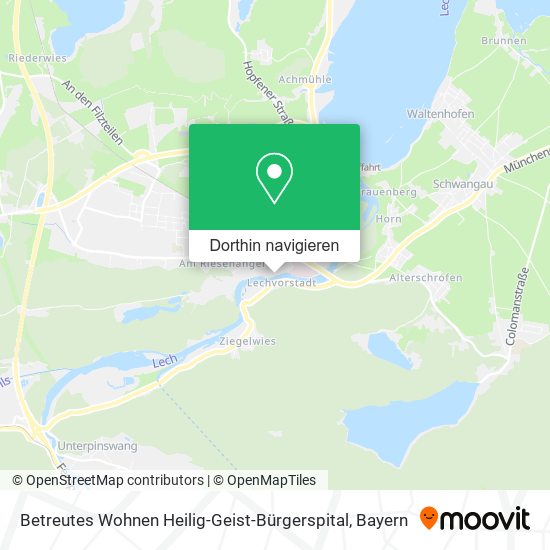 Betreutes Wohnen Heilig-Geist-Bürgerspital Karte