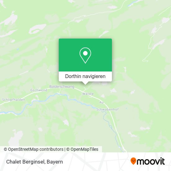 Chalet Berginsel Karte