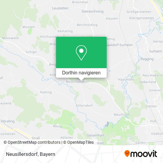 Neusillersdorf Karte