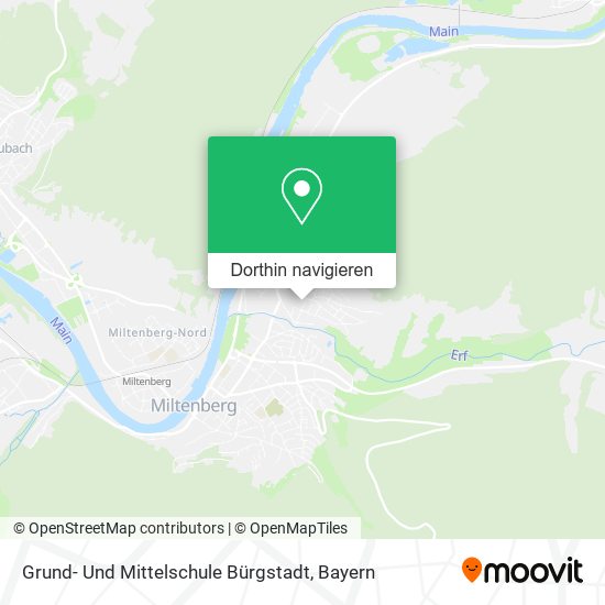 Grund- Und Mittelschule Bürgstadt Karte