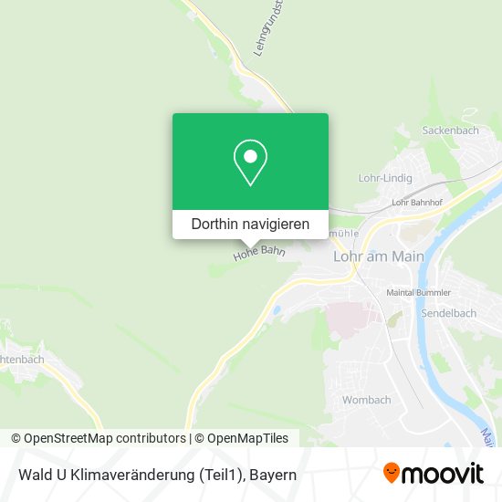 Wald U Klimaveränderung (Teil1) Karte
