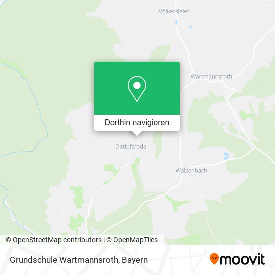 Grundschule Wartmannsroth Karte