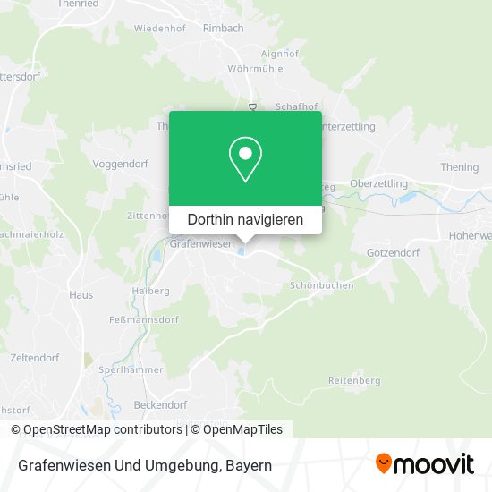 Grafenwiesen Und Umgebung Karte