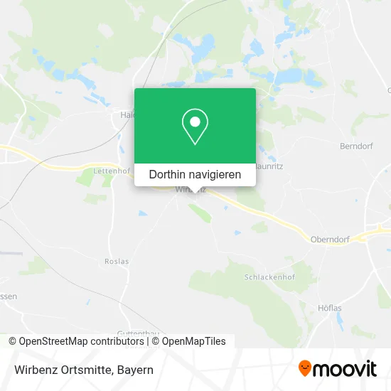 Wirbenz Ortsmitte Karte