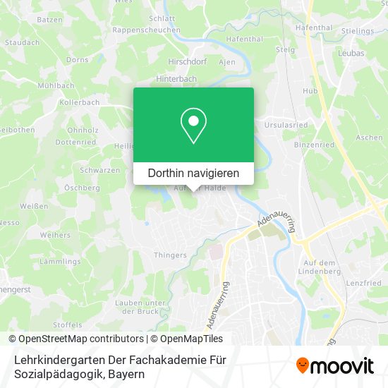 Lehrkindergarten Der Fachakademie Für Sozialpädagogik Karte