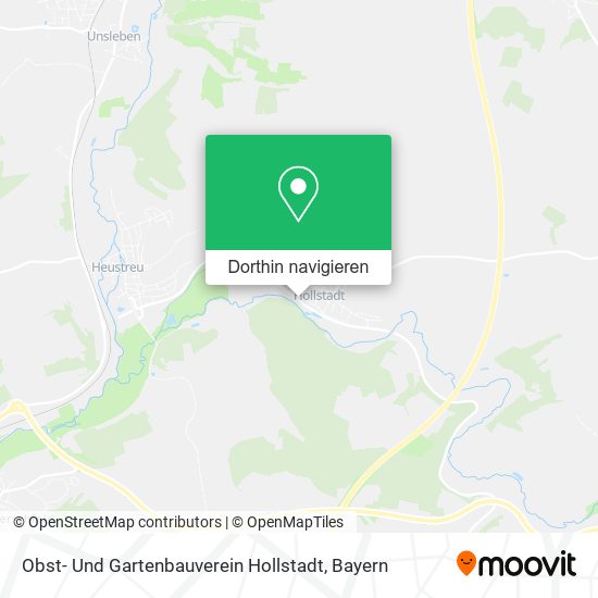 Obst- Und Gartenbauverein Hollstadt Karte
