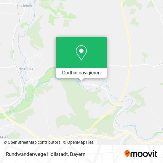 Rundwanderwege Hollstadt Karte