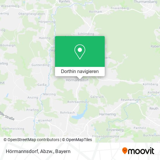 Hörmannsdorf, Abzw. Karte
