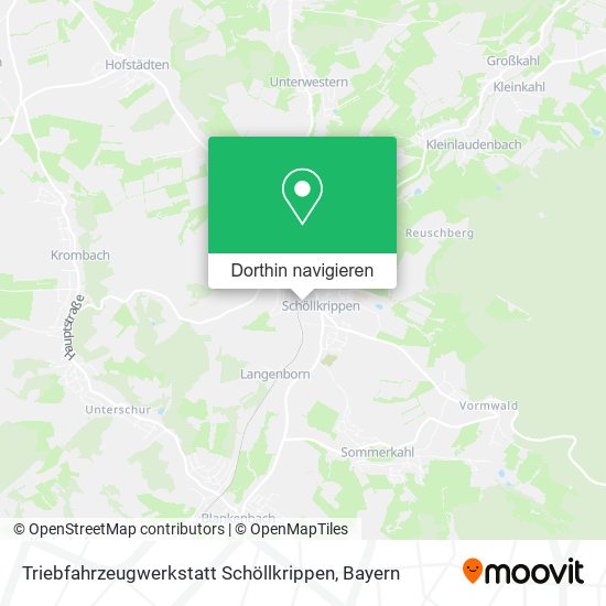 Triebfahrzeugwerkstatt Schöllkrippen Karte