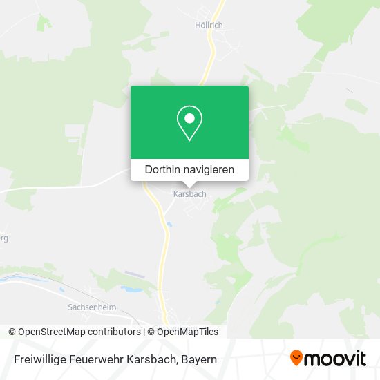 Freiwillige Feuerwehr Karsbach Karte
