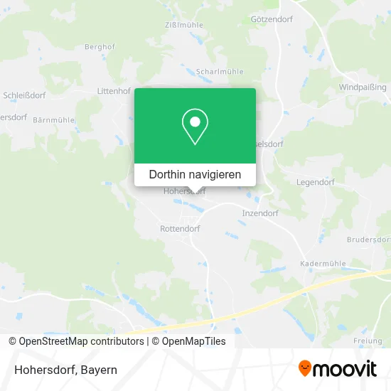 Hohersdorf Karte