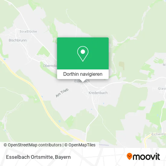 Esselbach Ortsmitte Karte