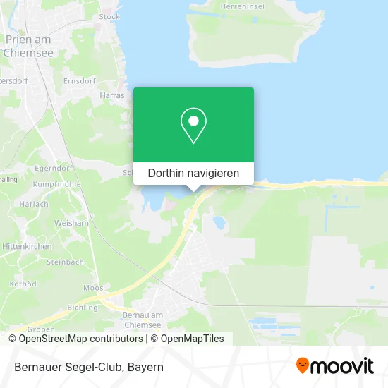 Bernauer Segel-Club Karte