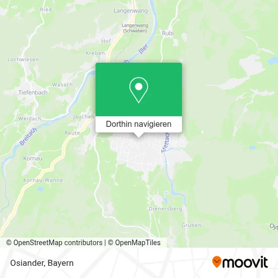 Osiander Karte