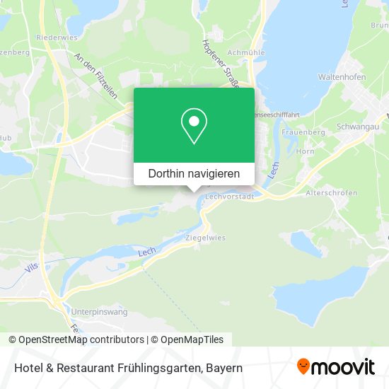 Hotel & Restaurant Frühlingsgarten Karte