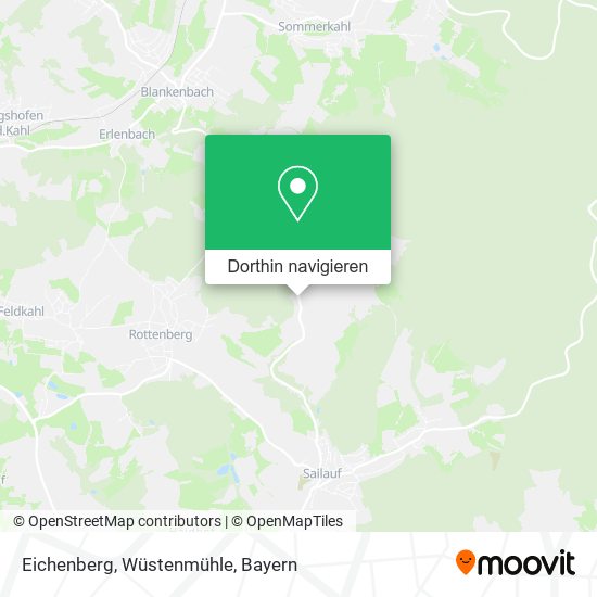 Eichenberg, Wüstenmühle Karte