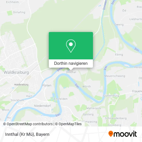 Innthal (Kr Mü) Karte