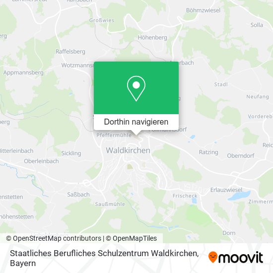 Staatliches Berufliches Schulzentrum Waldkirchen Karte