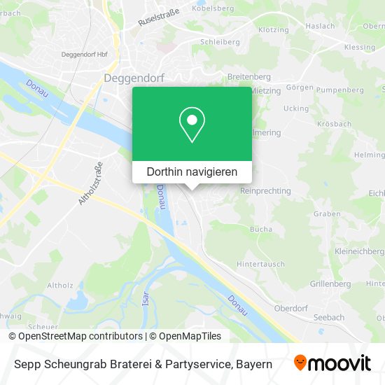 Sepp Scheungrab Braterei & Partyservice Karte