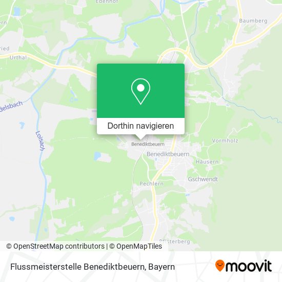 Flussmeisterstelle Benediktbeuern Karte
