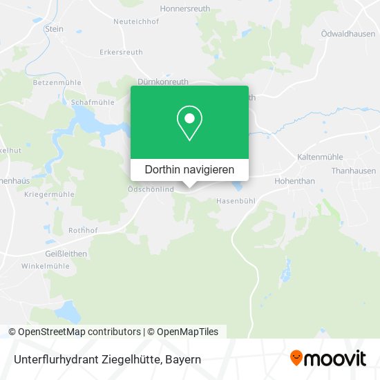 Unterflurhydrant Ziegelhütte Karte