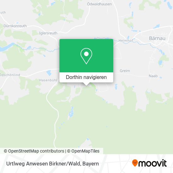 Urtlweg Anwesen Birkner/Wald Karte